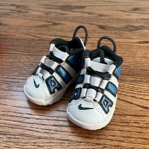 NIB Nike Air More Uptempo Industrial Blue Infant Toddler Shoe Size 3C